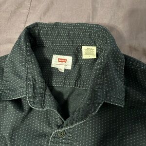 Levi's Men's Black Polka Dot Shirt